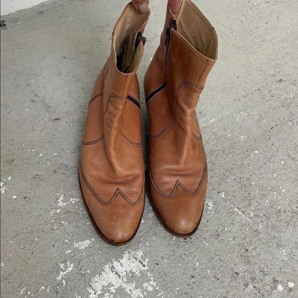 Vintage menβsβankleβboots